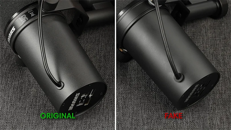 fake check shure sm7b наклейка