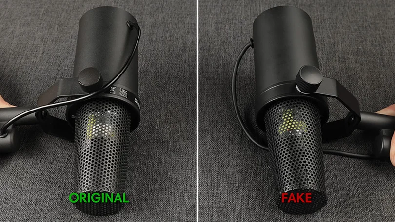 fake check shure sm7b