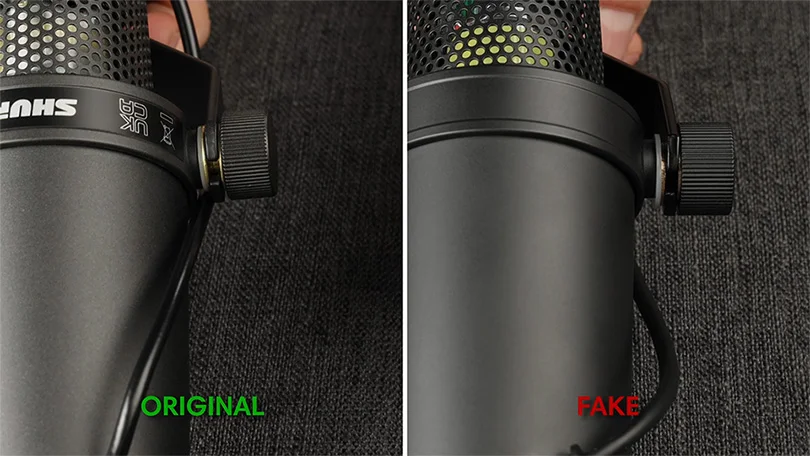 fake check shure sm7b вставки
