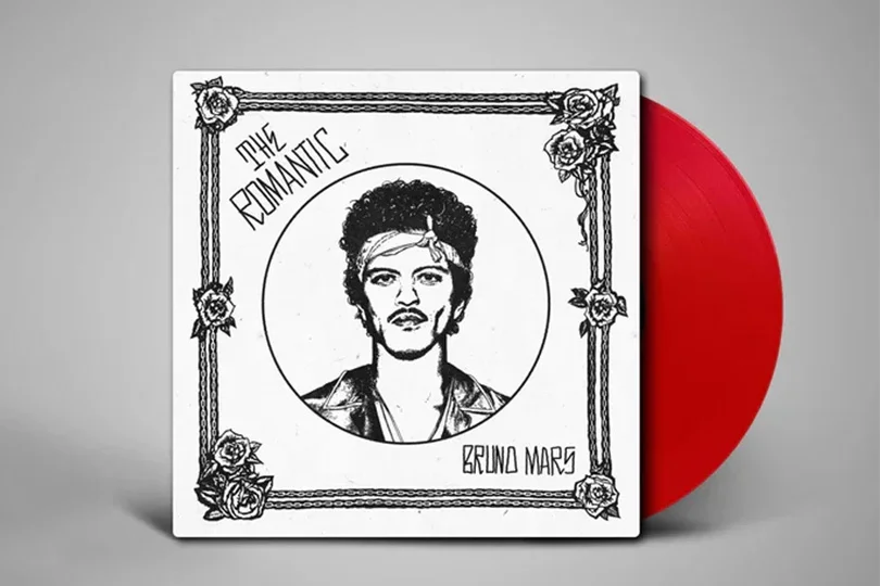 Bruno Mars – The Romantic Red Translucent LP