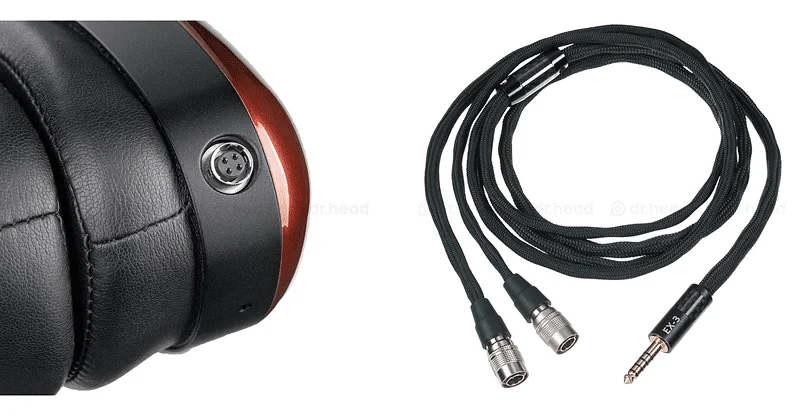 Пример отсоединяемого кабеля от наушников