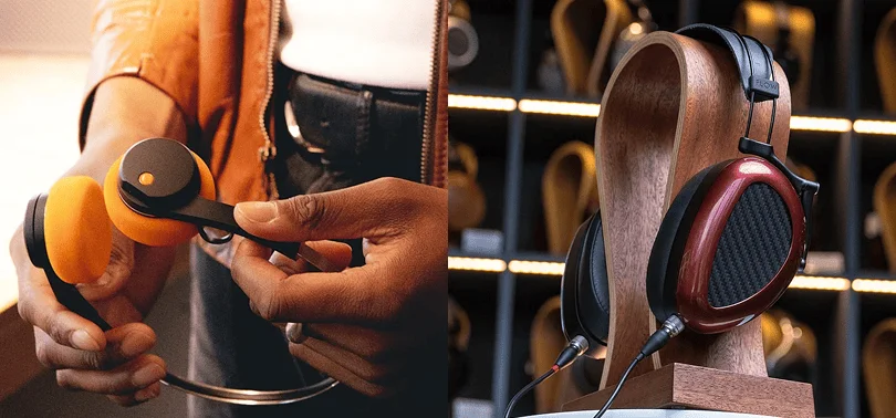 Примеры накладных и полноразмерных наушников