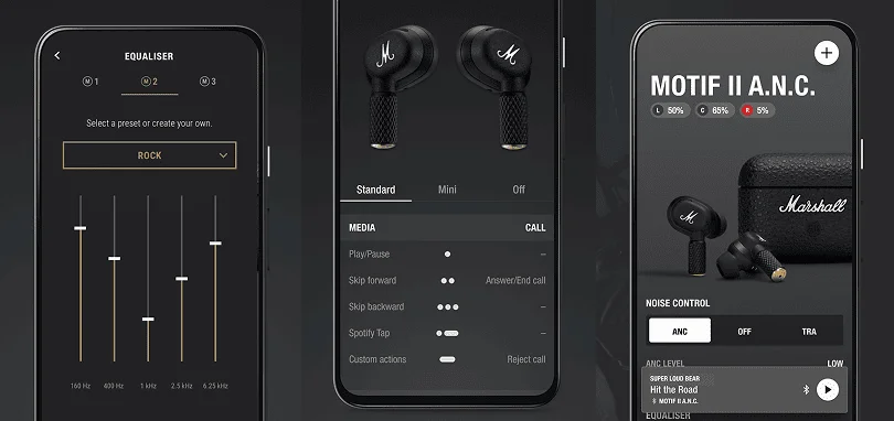 Приложение Marshall и персонализация звука
