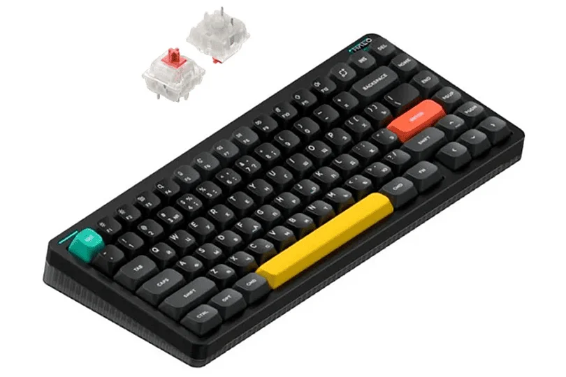 Клавиатура: NuPhy Halo75 V2 QMK Silent Red Switch Obsidian Black