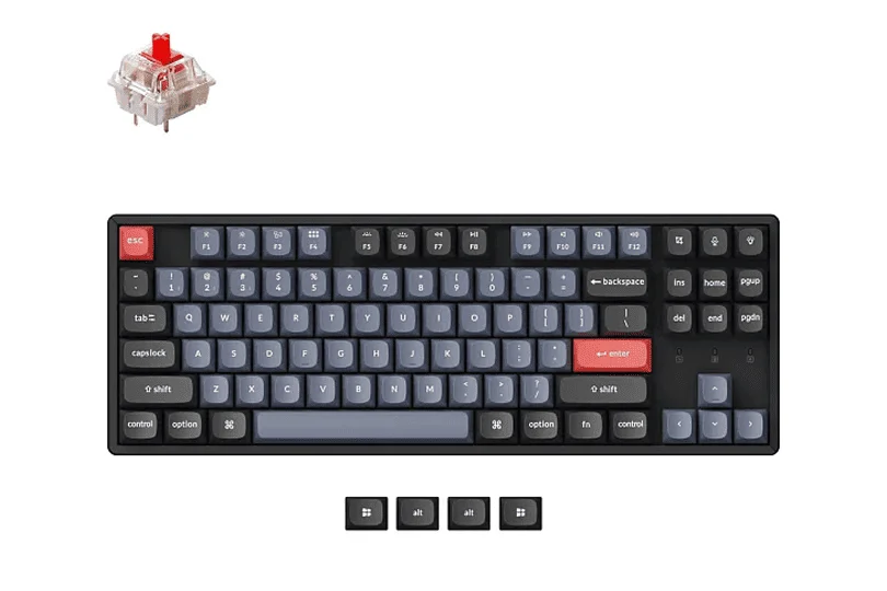 Клавиатура: Keychron K8PJ1 RGB Aluminium Frame Red Switch