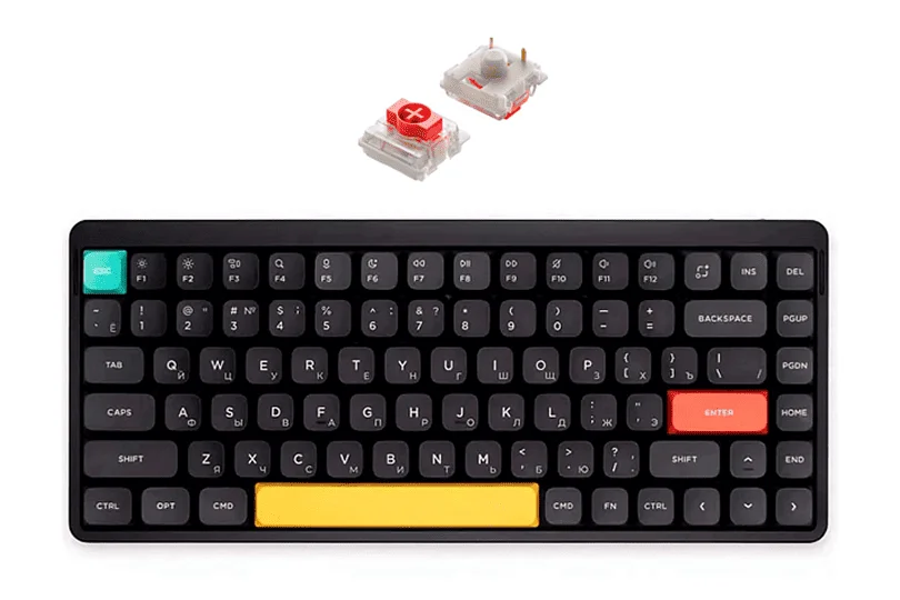 КЛАвиатура: NuPhy Air75 V2 Red Switch Basalt Black