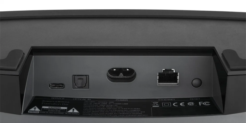 Bowers & Wilkins Formation Bar