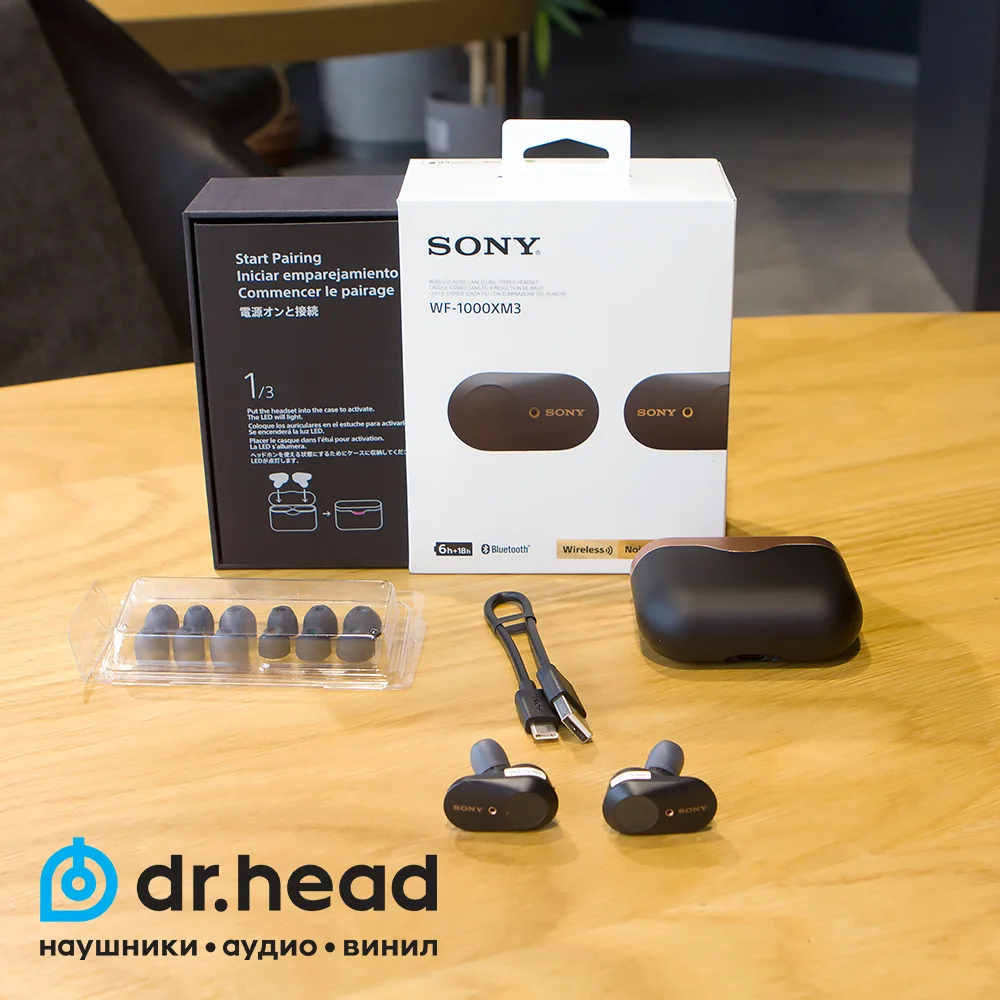 Обзор True Wireless наушников Sony WF-1000XM3