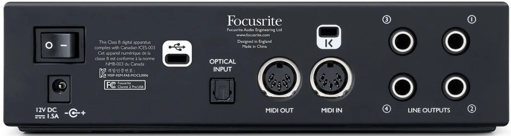 FOCUSRITE Clarett 2Pre Thunderbolt