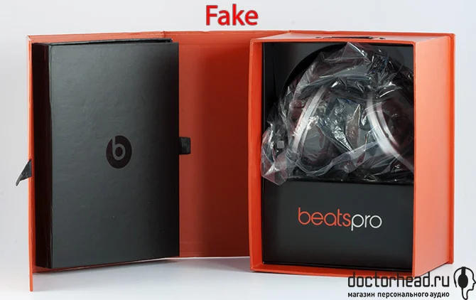 поддельные наушники Beats by Dr. Dre PRO в обзоре doctorhead.ru