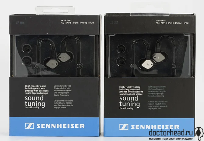 оригинал и фейк sennheiser ie 80 в обзоре doctorhead.ru