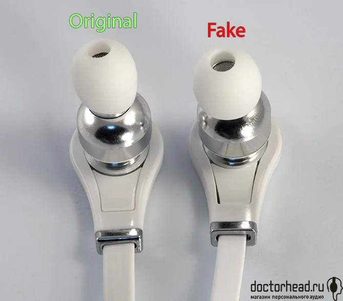 качество сборки оригинала и подделки Beats by dr. Dre Tour в обзоре doctorhead.ru