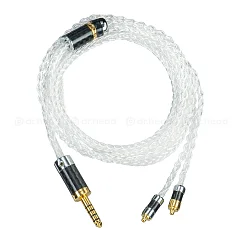 Кабель HeadMade IEM MMCX - 4.4mm Silver 1.2m