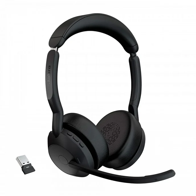 Гарнитура Jabra Evolve2 55 Link380a MS Stereo Black - рис.0