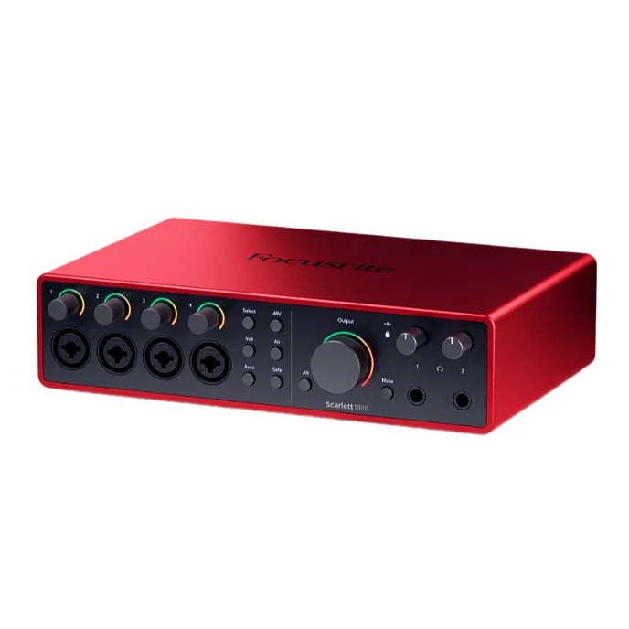 Аудиоинтерфейс Focusrite Scarlett 18i16 4th Gen Red - рис.3