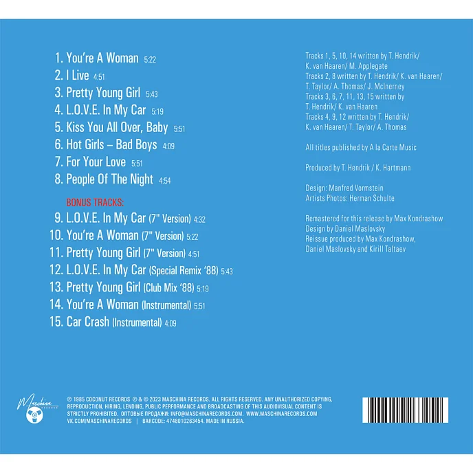 CD-диск Bad Boys Blue — Hot Girls, Bad Boys CD - рис.1