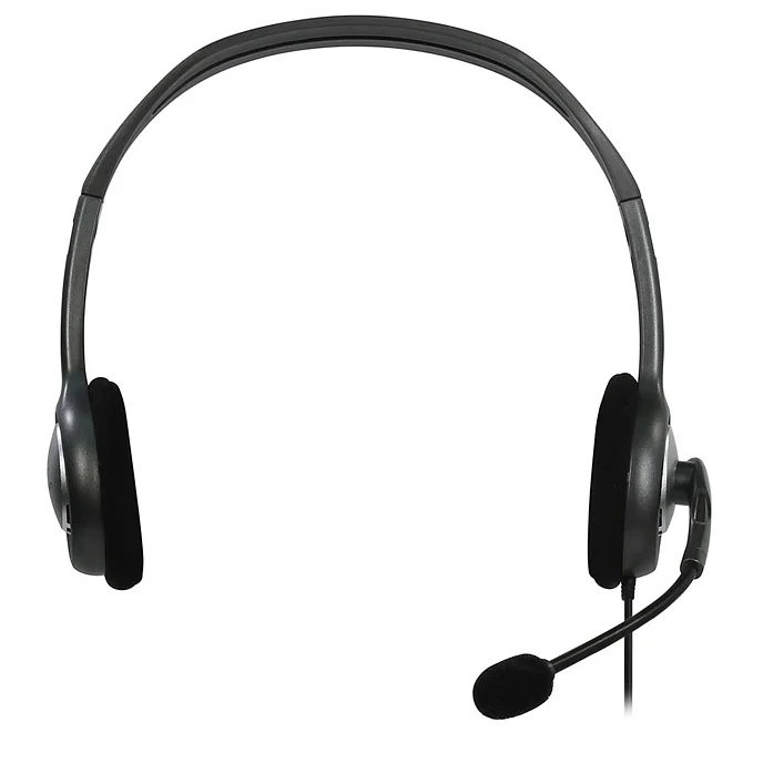 Наушники накладные Logitech H111 Grey - рис.1