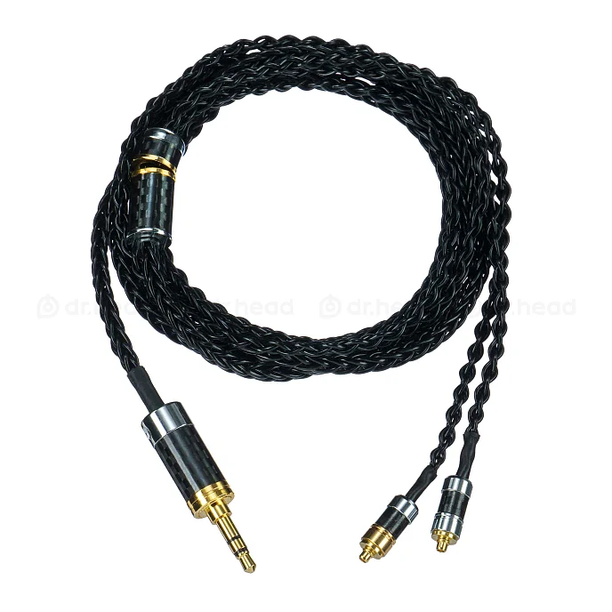 Кабель HeadMade IEM MMCX - 3.5mm Black 1.2m - рис.0