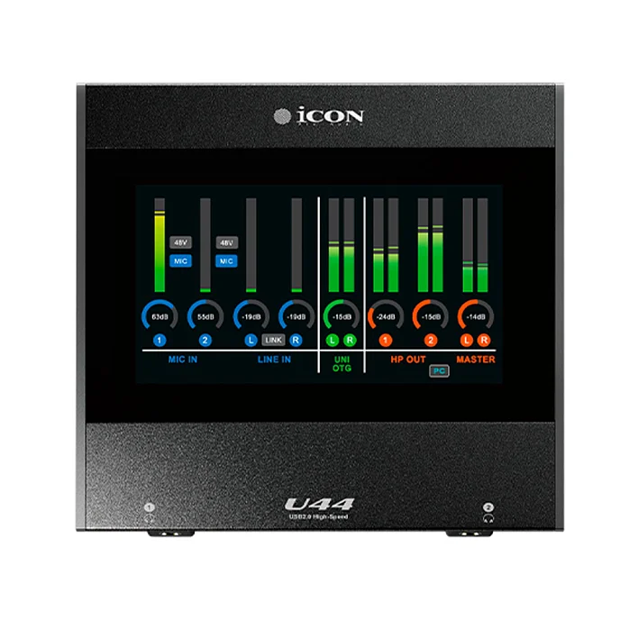 Аудиоинтерфейс iCON U44 Black - рис.0