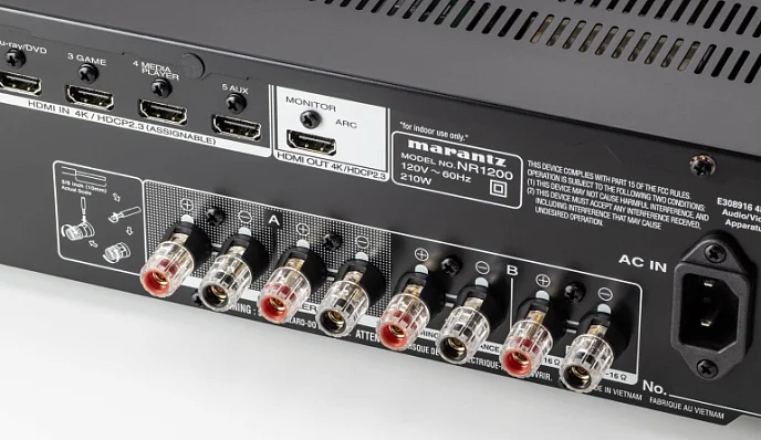 Ресивер Marantz NR1200 Black AV - рис.7