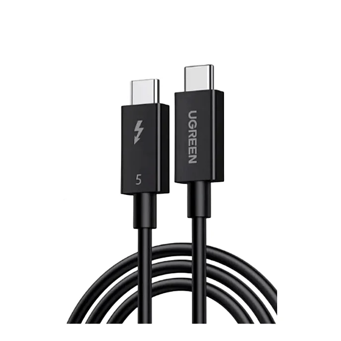Кабель UGREEN L703 ThunderboltTM 5 Black 1m - рис.0