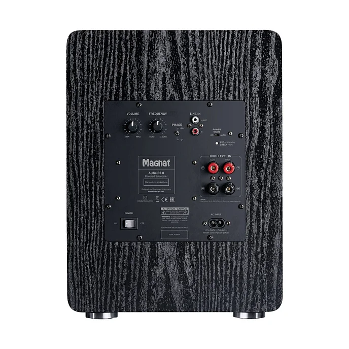 Сабвуфер Magnat Alpha RS 8 Black - рис.3