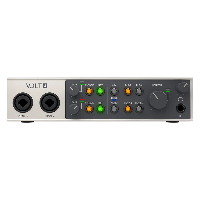 Аудиоинтерфейс Universal Audio Volt 4 Silver - рис.0