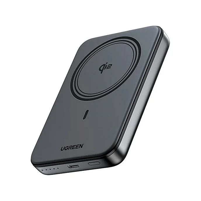 Портативный аккумулятор UGREEN PB763 Magnetic Wireless Qi2 Grey Cosmos - рис.0