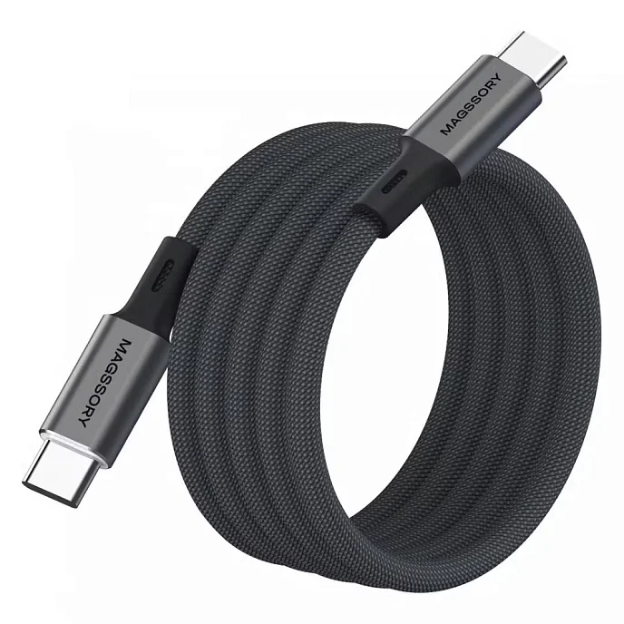 Кабель Magssory CBL001 60W USB-C Grey 1.2m - рис.0