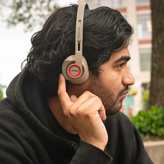 Беспроводные наушники Koss KPH30 Wireless Beige - рис.4