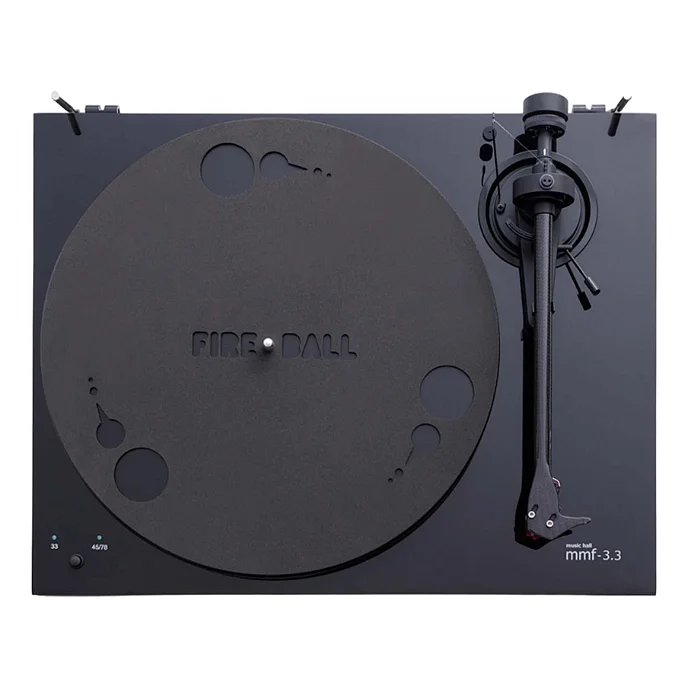 Мат для проигрывателей винила Analog Renaissance EvoMat Fierball Black - рис.1