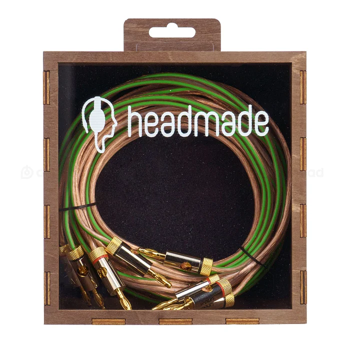 Кабель HeadMade Speaker Cable 2x2.5 Bn/Bn 2m бесцветный - рис.0