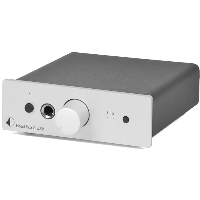 Усилитель для наушников с ЦАП Pro-Ject Head Box S USB Silver - рис.0