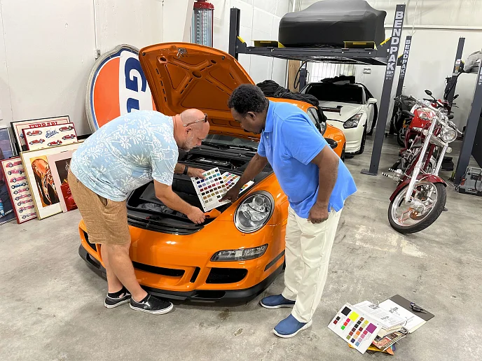 Беспроводные наушники T10 Bespoke Edition Orange Crush - рис.5