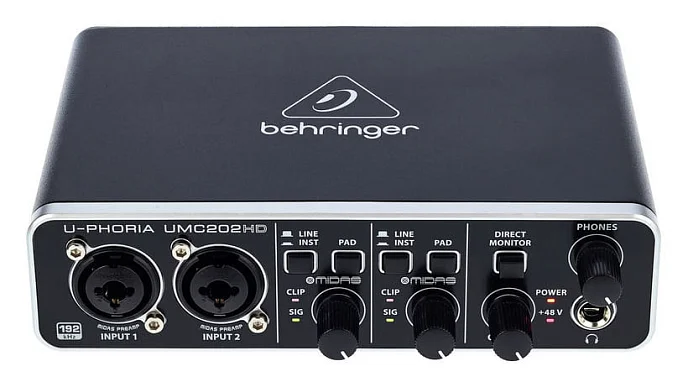 Аудиоинтерфейс BEHRINGER UMC202HD - рис.2