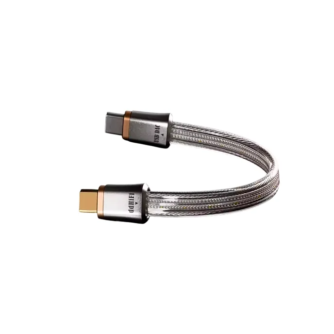 Кабель ddHiFi TC19CC Silver USB-C - USB-C 10cm - рис.0