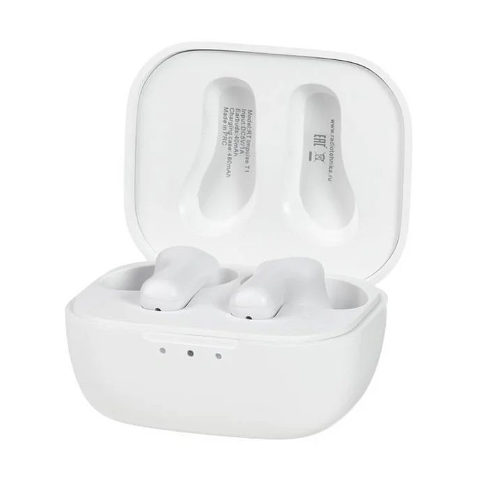 Беспроводные наушники Radiotehnika Impulse T1 White - рис.1