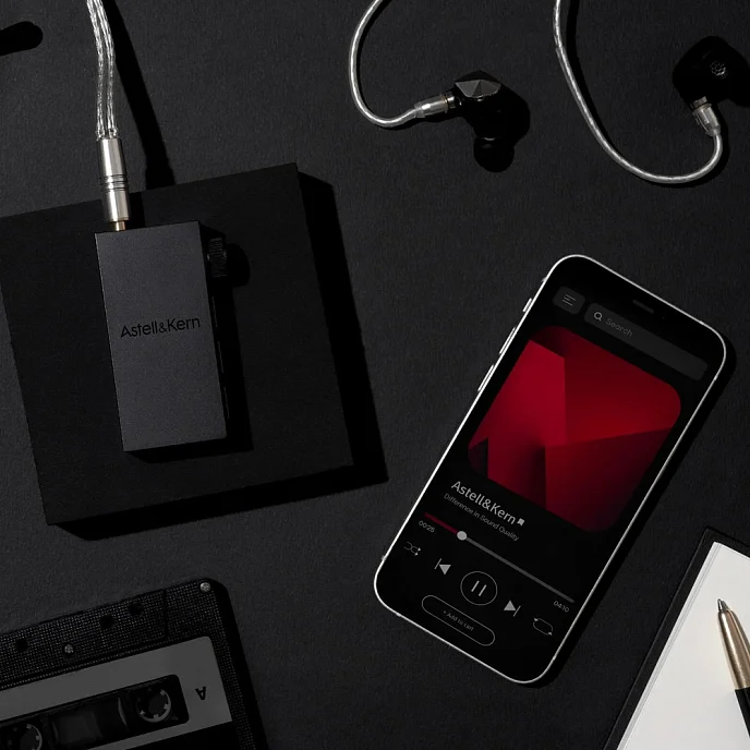 Усилитель для наушников с ЦАП Astell&Kern AK HB1 Shadow Black - рис.11