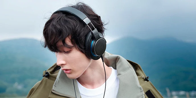 Наушники полноразмерные Audio-Technica ATH-MSR7b Black - рис.9