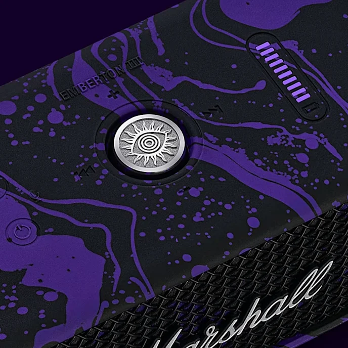 Портативная колонка Marshall Emberton III Hendrix Edition Black Violet - рис.5