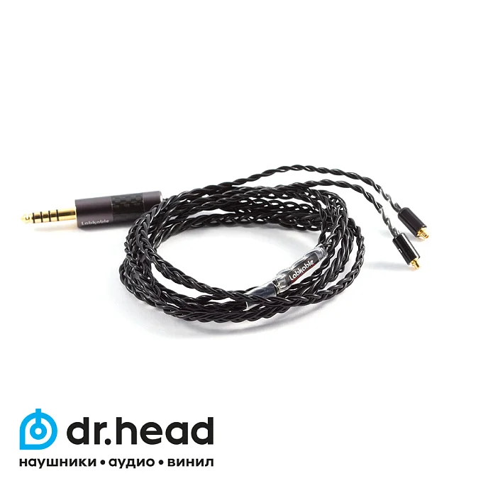 Кабель Labkable Silver Black MMCX - 4.4mm - рис.0