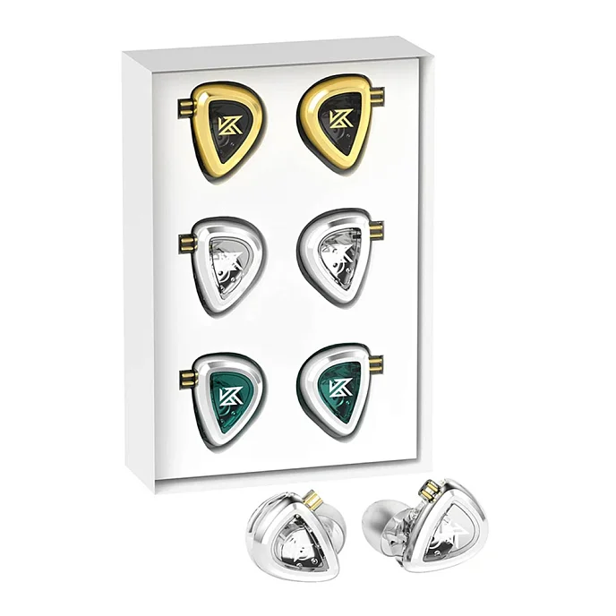 Наушники внутриканальные KZ EDA (3 pairs set) with mic Silver - рис.1