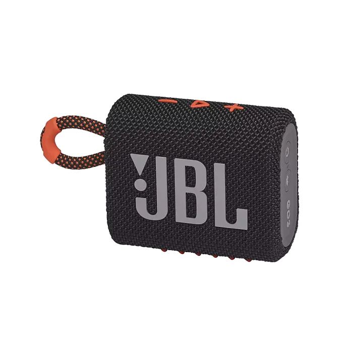 Портативная колонка JBL Go 3 Black Orange - рис.1