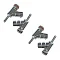 Wireworld Locking Banana Plugs Silver pack of 4