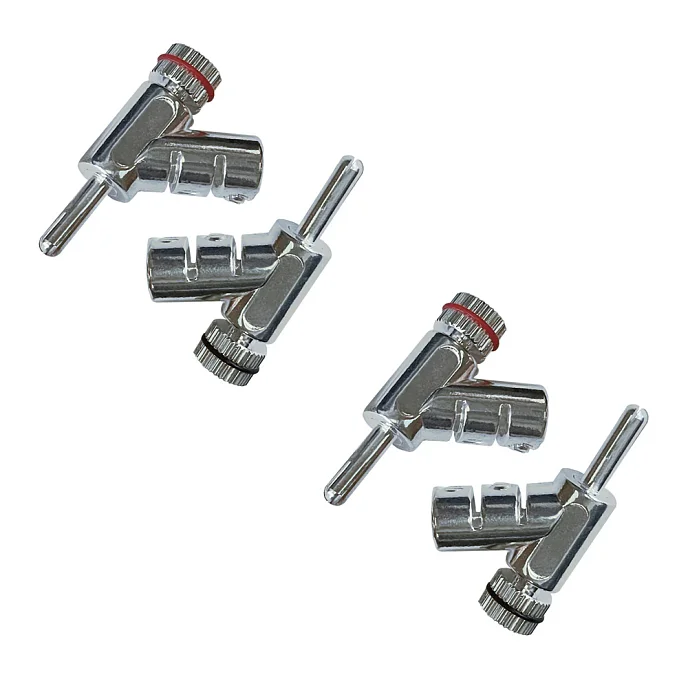 Разъём Wireworld Locking Banana Plugs Silver pack of 4 - рис.0