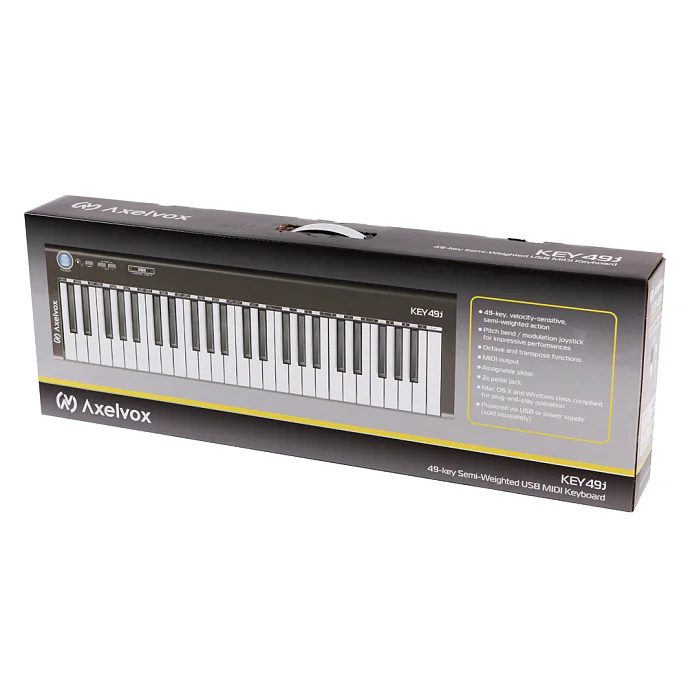 MIDI-клавиатура Axelvox KEY49j Black - рис.5