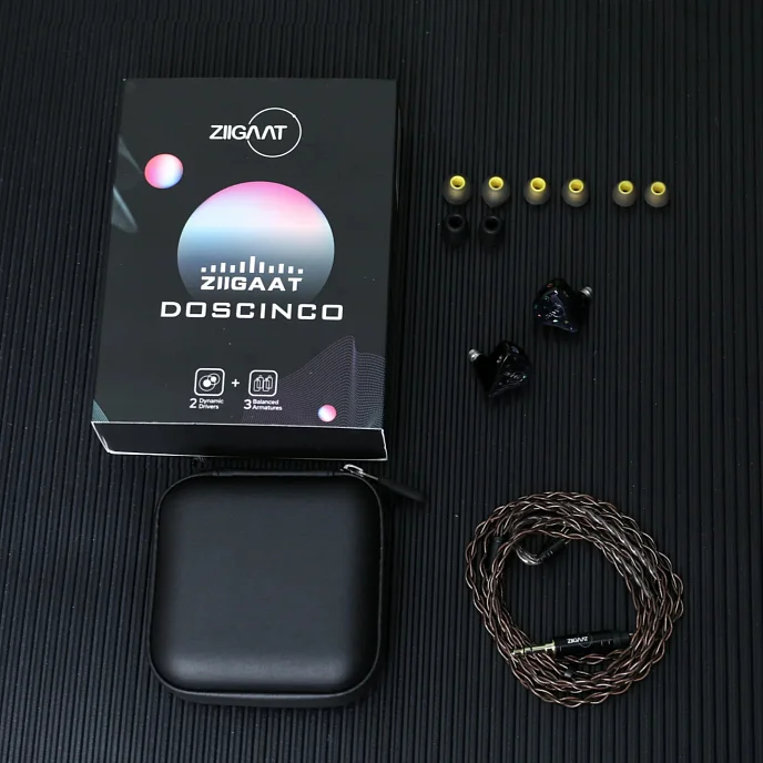 Наушники внутриканальные ZiiGaat Doscinco (4.4mm) Black - рис.8