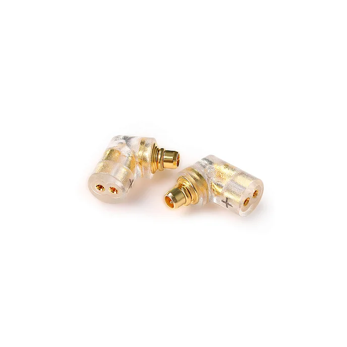 Адаптер OEAudio MMCX-M - CIEM-F T Angled Transparent - рис.0