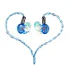 - рис.1 IEM наушники Kinera Idun 2 Golden White Blue - рис.1