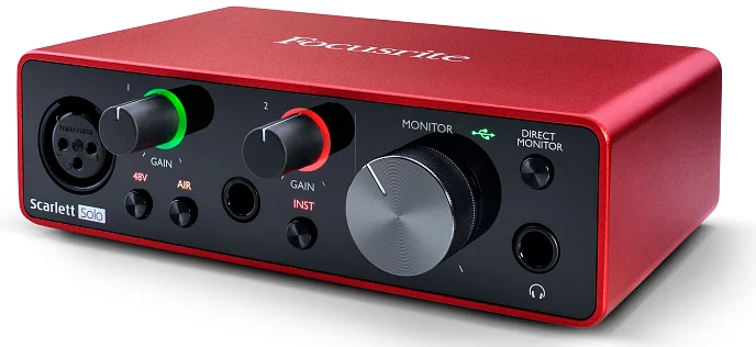 Внешняя звуковая карта FOCUSRITE Scarlett Solo 3rd Gen - рис.4